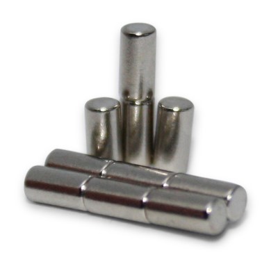 Stabmagnet 2x4 mm N45 Nickel