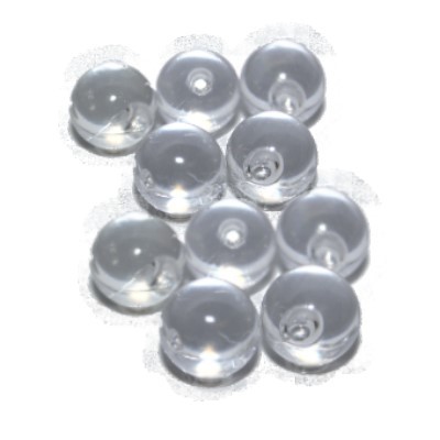 10 "Bubbles": Acrylkugeln mit Neodymmagnet 16 mm transparent