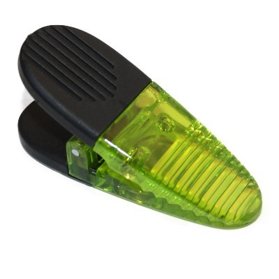 Clip Acryl mit Neodym, schwarz und grün-transparent